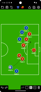 اسکرین شات برنامه Coach Tactic Board: Soccer 3