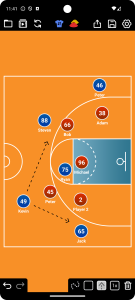 اسکرین شات برنامه Coach Tactic Board: Basketball 3