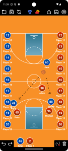 اسکرین شات برنامه Coach Tactic Board: Basketball 4