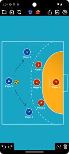 اسکرین شات برنامه Coach Tactic Board: Handball 3