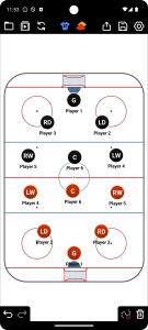 اسکرین شات برنامه Coach Tactic Board: Hockey 1