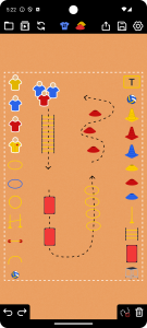 اسکرین شات برنامه Coach Tactic Board: Volley 2