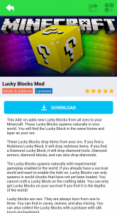 اسکرین شات برنامه Lucky Block Mod 5