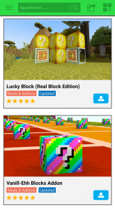 اسکرین شات برنامه Lucky Block Mod 4