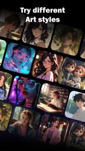 اسکرین شات 2 برنامه Bluen - AI Photo Generator