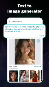 اسکرین شات 5 برنامه Bluen - AI Photo Generator