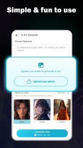 اسکرین شات 6 برنامه Bluen - AI Photo Generator
