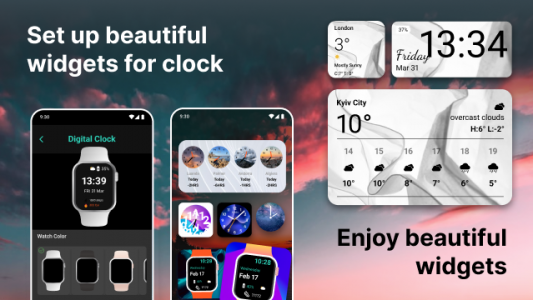 اسکرین شات برنامه Widgets OS 17 - Color Widgets 8