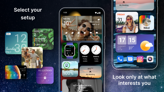 اسکرین شات برنامه Widgets iOS 15 - Color Widgets 7
