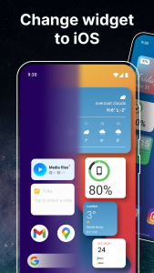 اسکرین شات برنامه Widgets iOS 15 - Color Widgets 1