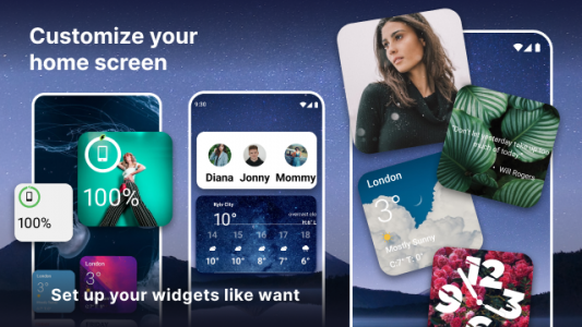 اسکرین شات برنامه Widgets OS 17 - Color Widgets 6