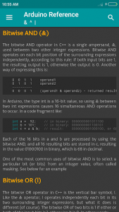 اسکرین شات برنامه Arduino Language Reference 3