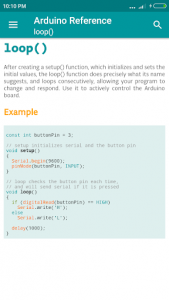 اسکرین شات برنامه Arduino Language Reference 2