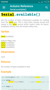 اسکرین شات برنامه Arduino Language Reference 7