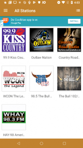 اسکرین شات برنامه Country Music RADIO & Podcasts 6