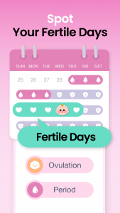 اسکرین شات 3 برنامه Femometer - Fertility Tracker