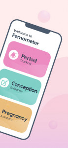 اسکرین شات برنامه Femometer - Fertility Tracker 2