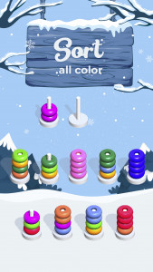 اسکرین شات بازی Color Stack Puzzle – Water Tube Sorting Games 1