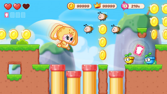 اسکرین شات 2 بازی Super Bunny World Adventure