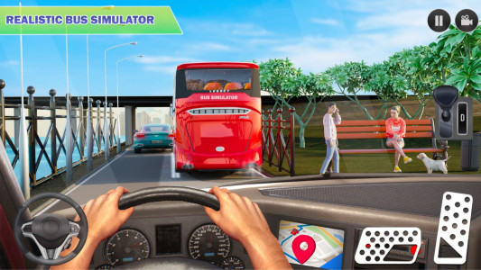 اسکرین شات بازی Bus Simulator: Coach Bus Game 3