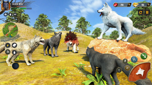 اسکرین شات 3 بازی Wild Wolf Simulator Wolf Games