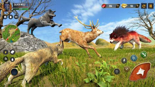 اسکرین شات 2 بازی Wild Wolf Simulator Wolf Games