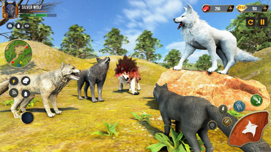اسکرین شات بازی Wild Wolf Simulator Wolf Games 3