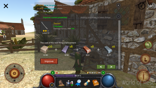 اسکرین شات 4 بازی World Of Rest: Online RPG