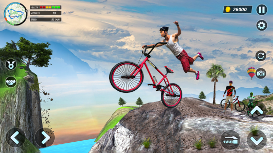 اسکرین شات برنامه BMX Cycle Race: Cycle Stunts 1