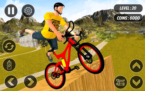 اسکرین شات بازی BMX Mountain Climb – MTB Hill & Bicycle Racing 8