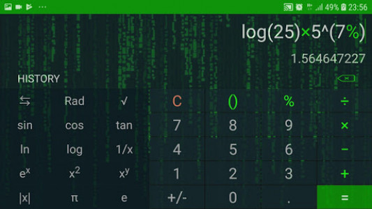 اسکرین شات برنامه Hacker Calculator 3