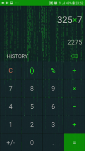اسکرین شات برنامه Hacker Calculator 7
