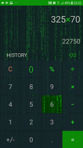 اسکرین شات برنامه Hacker Calculator 2