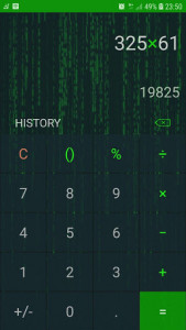 اسکرین شات برنامه Hacker Calculator 1