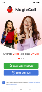 اسکرین شات برنامه MagicCall – Voice Changer App 2