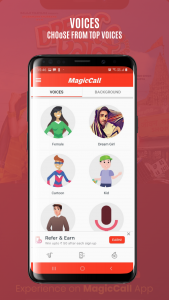 اسکرین شات برنامه MagicCall – Voice Changer App 1