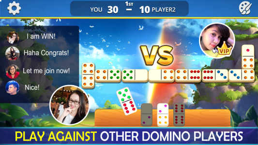 اسکرین شات 1 بازی Dominoes - 5 Board Game Domino