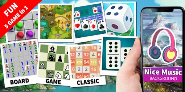 اسکرین شات بازی Board Game Classic: Domino, Solitaire, 2048, Chess 8