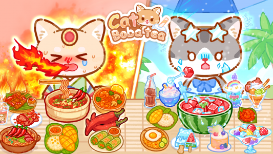 اسکرین شات 6 بازی Cat Boba Tea: Food ASMR Master