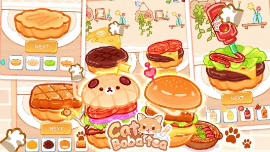 اسکرین شات بازی Cat Boba Tea Mukbang ASMR Food 3