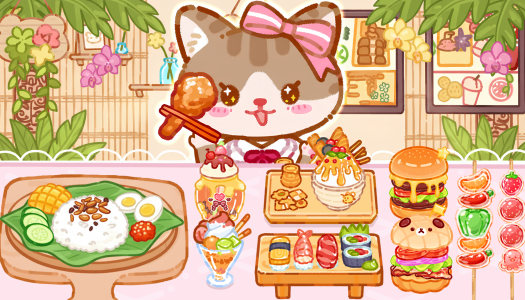 اسکرین شات 2 بازی Cat Boba Tea: Food ASMR Master