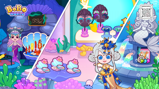 اسکرین شات بازی BoBo Mermaid World: Dress Up 6