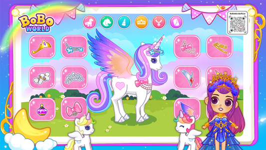 اسکرین شات بازی BoBo World: Unicorn Princess 1