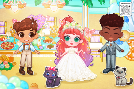 اسکرین شات 2 بازی BoBo World Wedding game kids