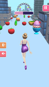 اسکرین شات بازی Body Race 3D: Fat 2 Fit Run 3