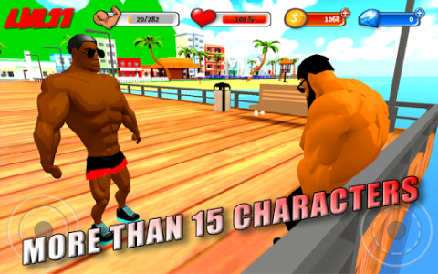 اسکرین شات بازی 3D bodybuilding fitness game - Iron Muscle 5