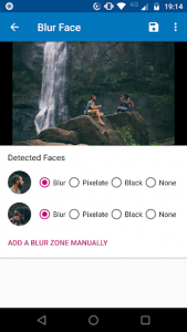 اسکرین شات برنامه Blur Face - Censor, Pixelate & Blur Photo 4