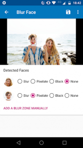 اسکرین شات برنامه Blur Face - Censor, Pixelate & Blur Photo 7
