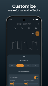 اسکرین شات 6 برنامه Frequency Sound Generator