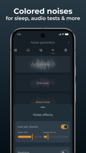 اسکرین شات 8 برنامه Frequency Sound Generator